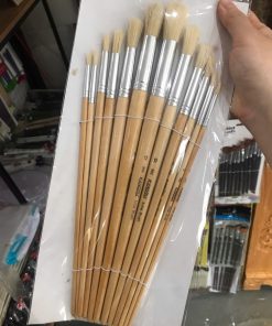 Bộ cọ lông heo, Chổi quét sơn đầu tròn/ đầu bằng dẹp Kangrui 582 579