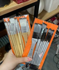 Bộ cọ vẽ lông mềm cao cấp đa dạng đầu cọ